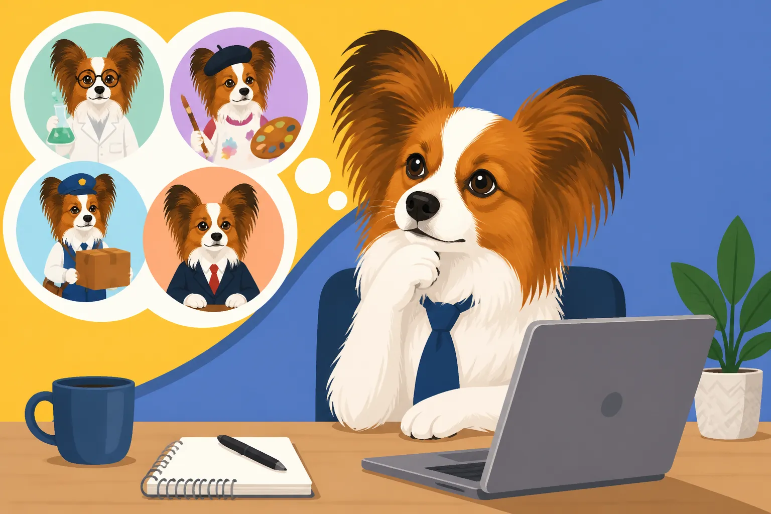 Whether the Papillon Ever Worked at Anything