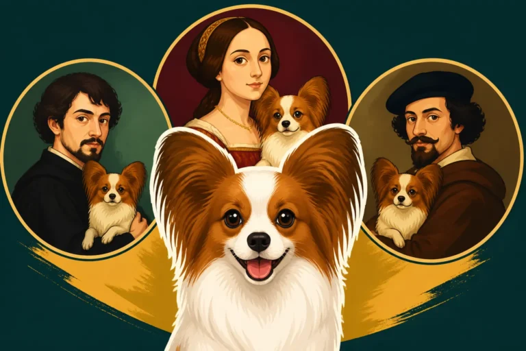 Which Italian Painters Put a Papillon Ancestor in a Portrait