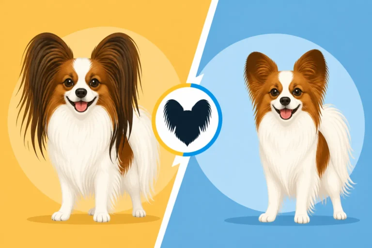 Whether a Papillon's Fringe Is Longer Than Its Body Coat