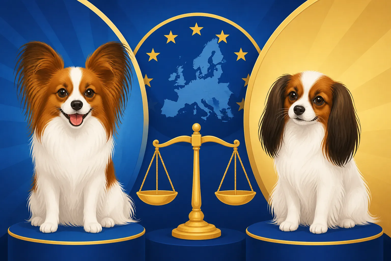 Whether Europe Judges Papillon and Phalene Separately