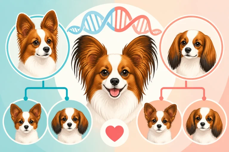 Whether Ear Type Runs in Papillon Lines