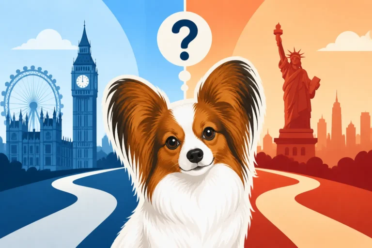 Whether the Papillon Reached Britain Before America
