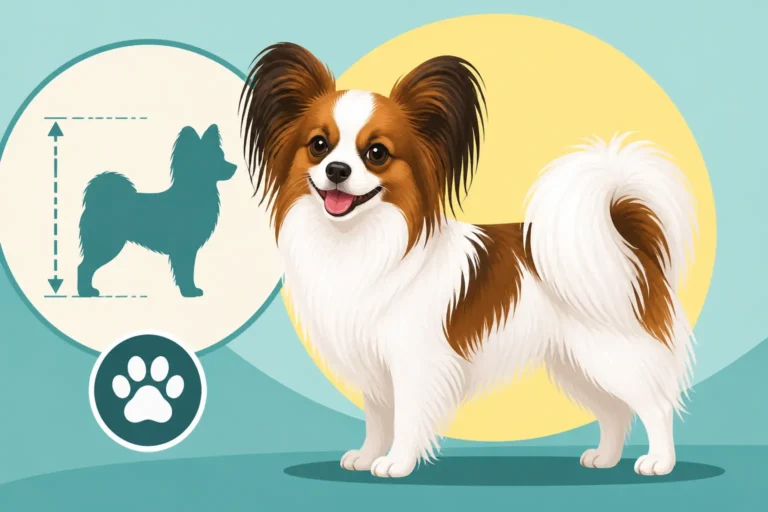 What Height a Correct Papillon Stands