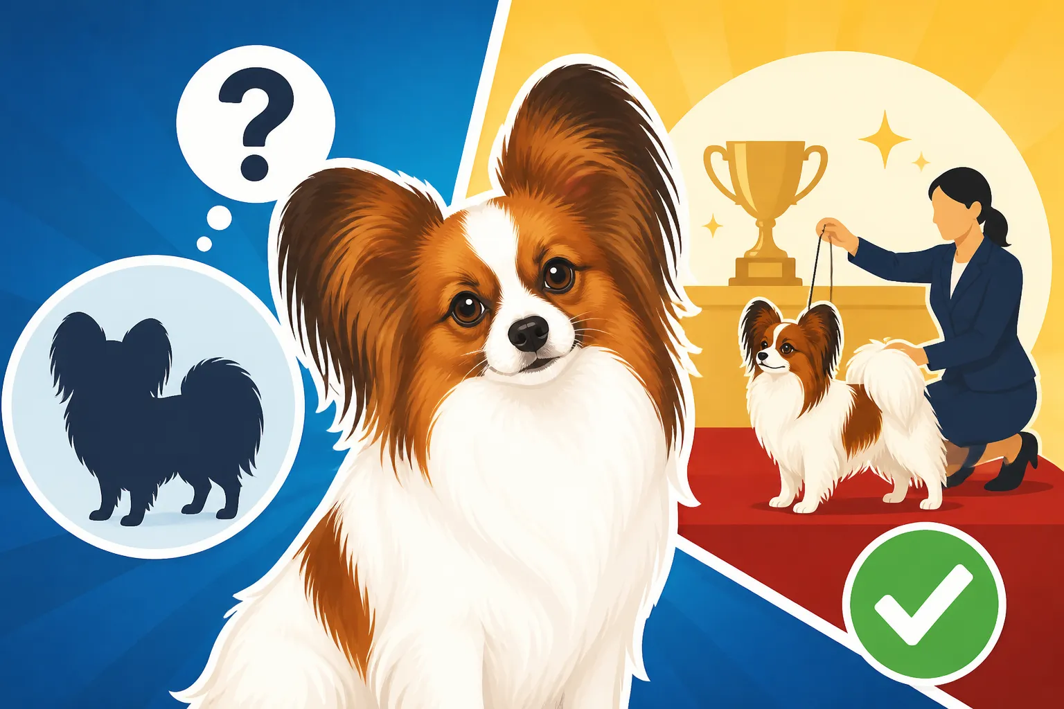 Whether an Oversized Papillon Can Be Shown