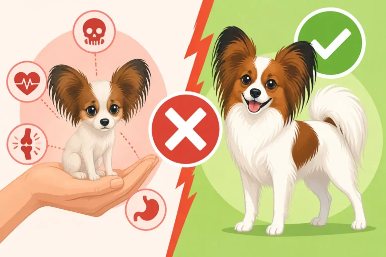 Why Very Small Papillons Are Unsound