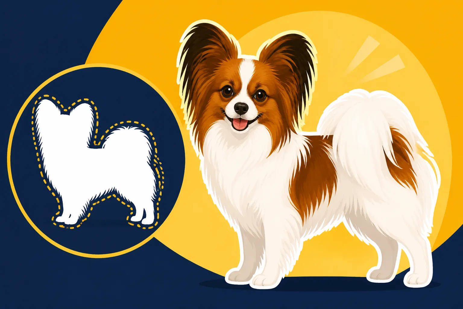 What a Correct Papillon's Outline Looks Like