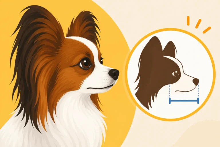 How Long a Papillon's Muzzle Should Be