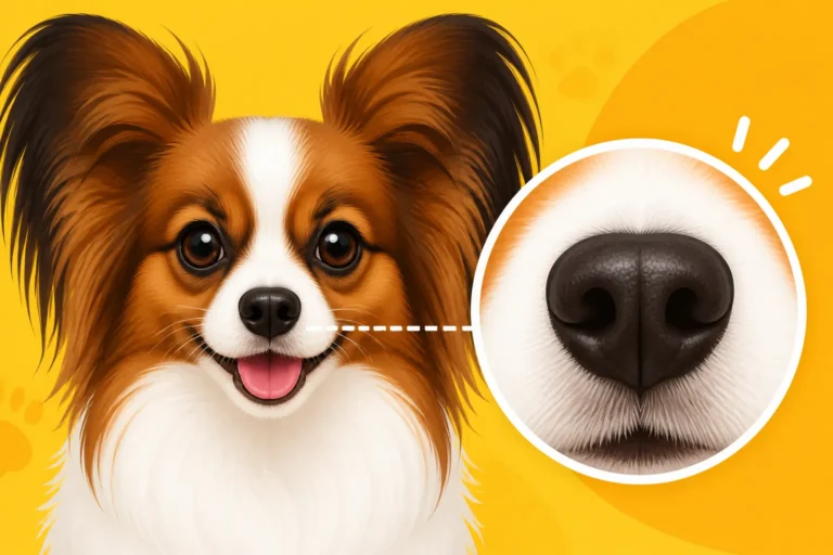 What a Papillon's Nose Should Be