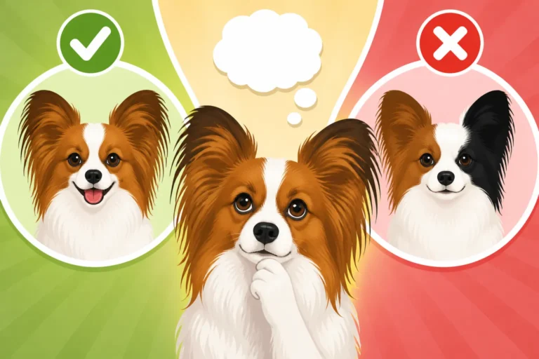 Whether a Papillon Needs Color Over Both Ears