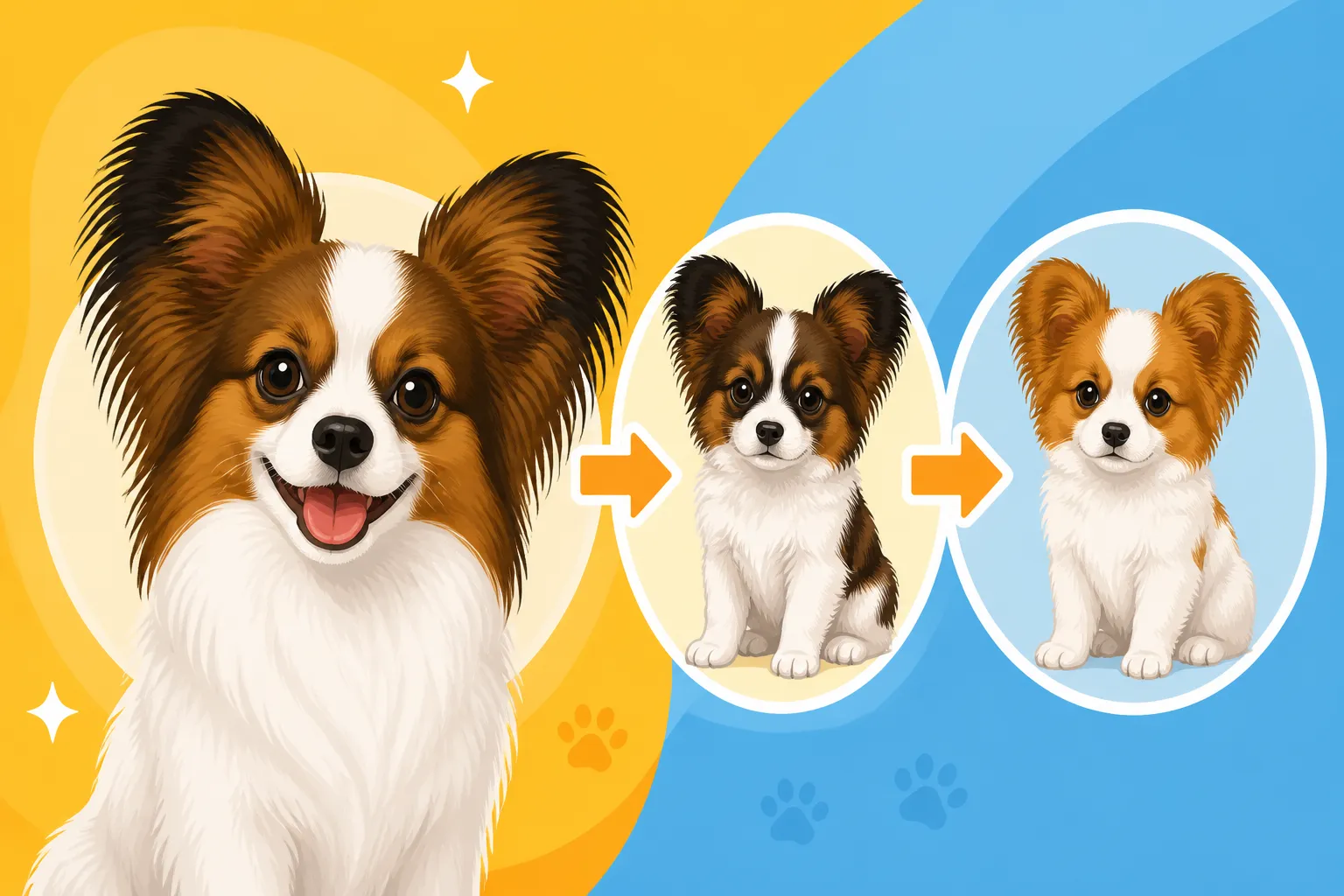 Whether a Papillon Puppy's Markings Change