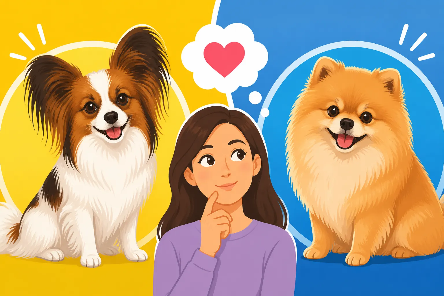 Papillon or Pomeranian for a First Dog
