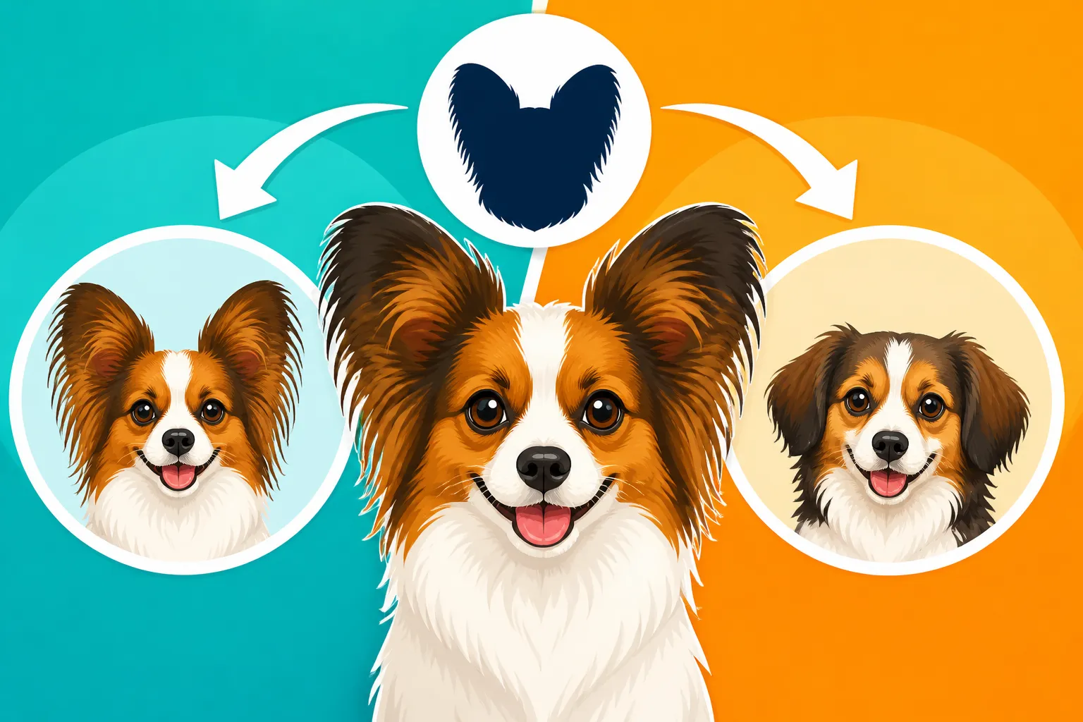 Whether a Papillon Mix Keeps the Ears