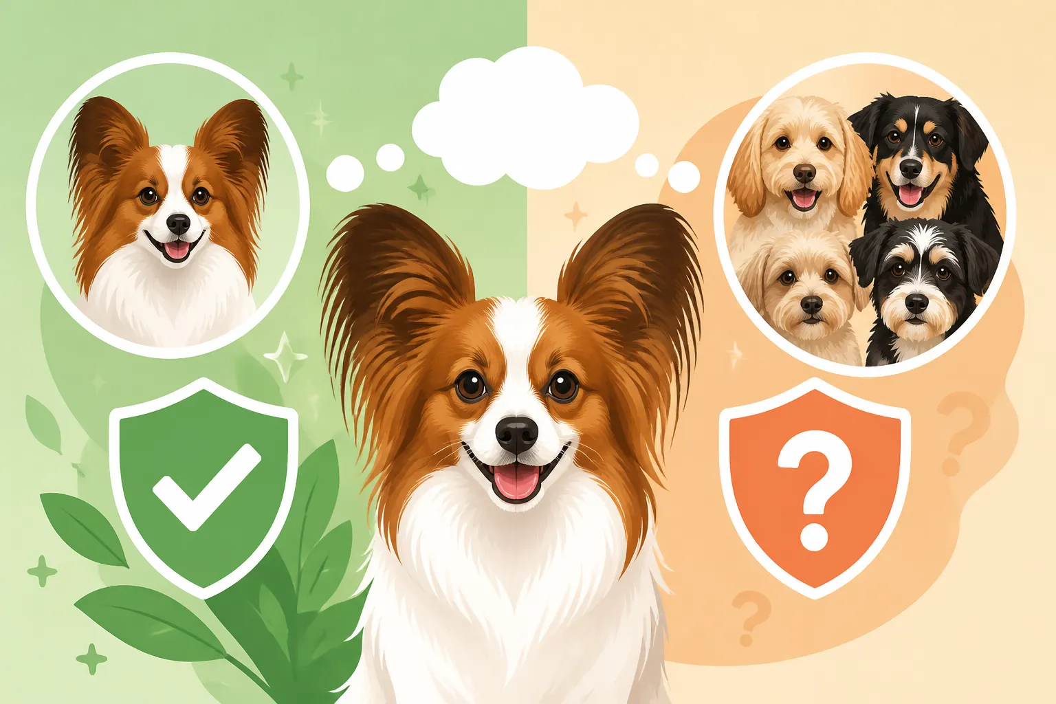 Whether a Papillon Mix Is Healthier