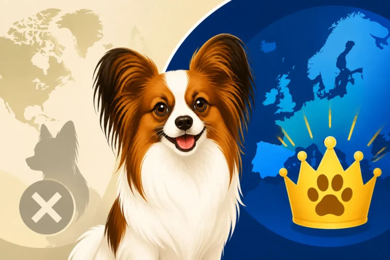 Whether the Papillon Is More Popular in Europe
