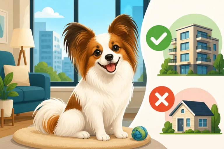 Whether a Papillon Suits an Apartment Dweller