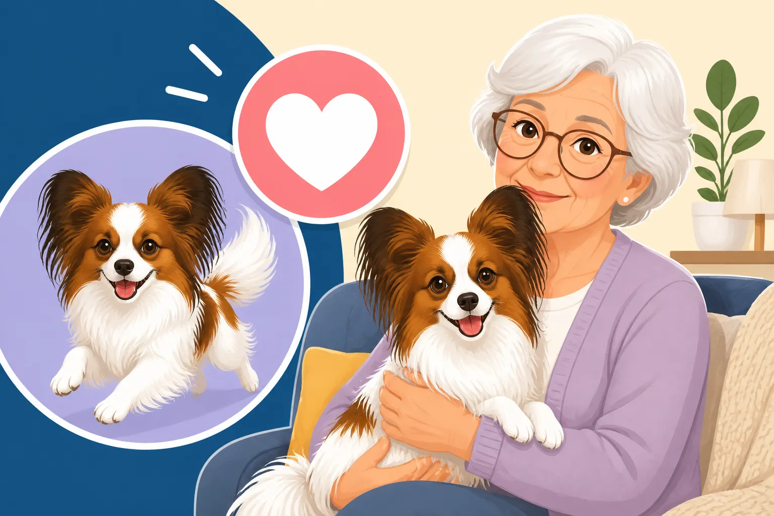 Whether a Papillon Suits an Older Owner
