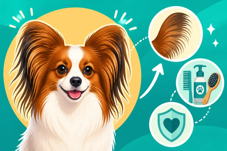 Whether a Papillon's Ear Fringe Can Be Encouraged