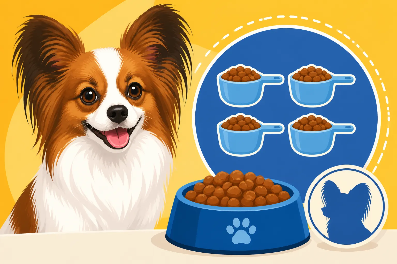 How Many Cups a Day an Adult Papillon Eats