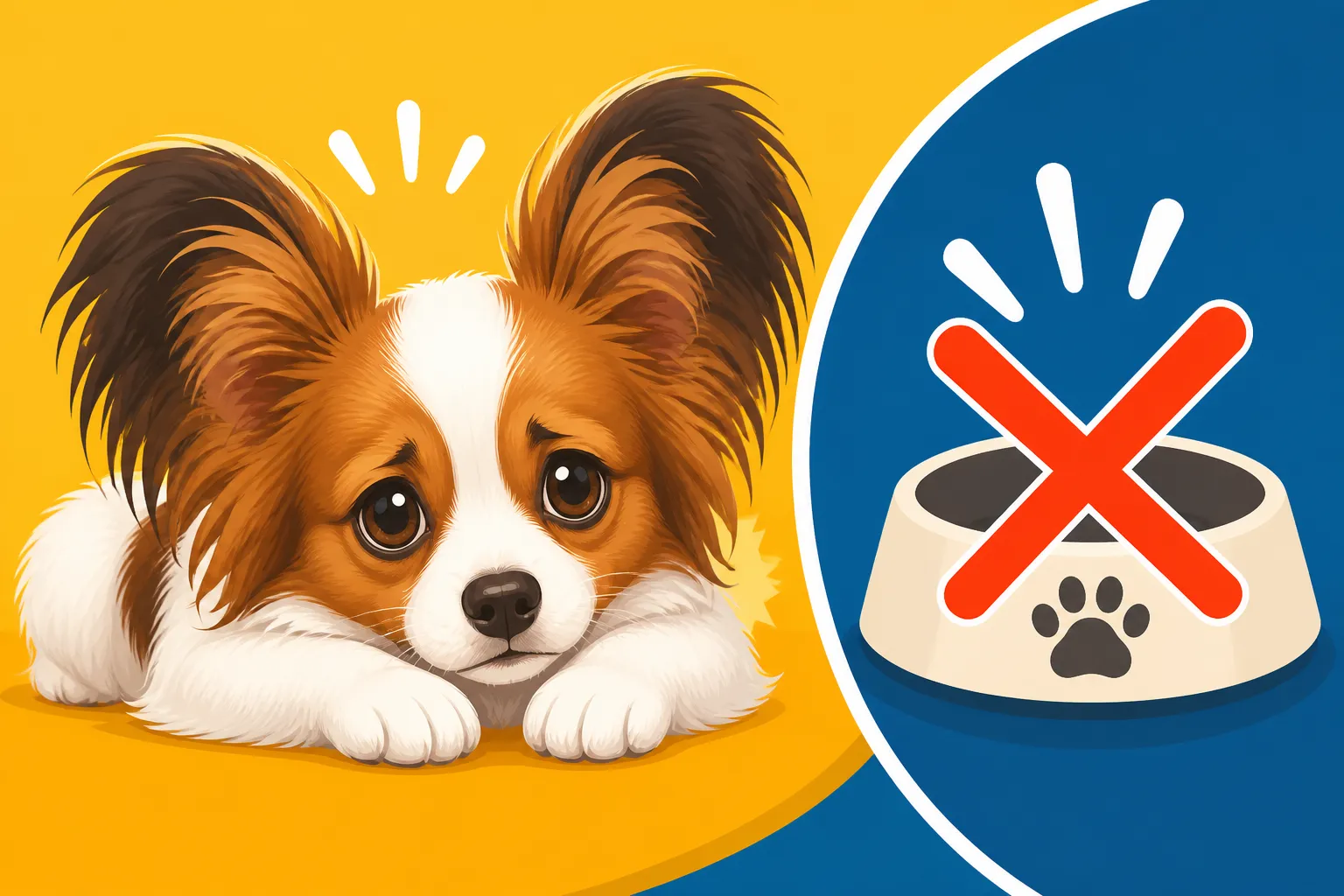 Why a Papillon Puppy Must Not Go Long Without Food