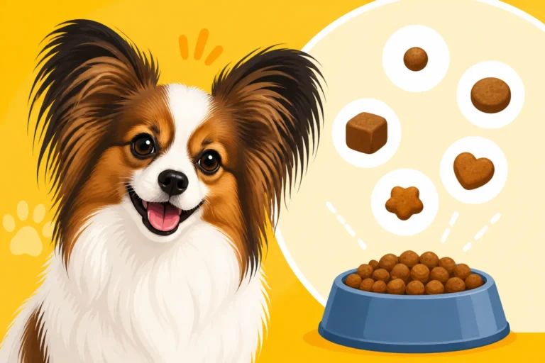 Which Kibble a Papillon Can Actually Pick Up