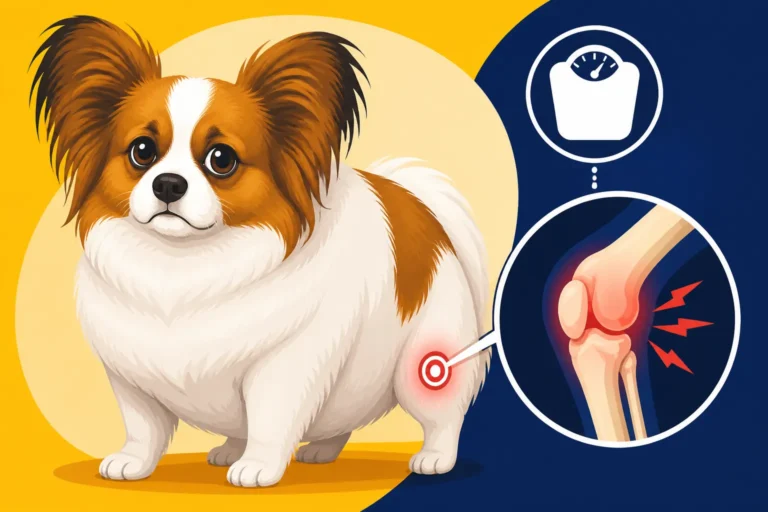 Why an Overweight Papillon Strains Its Knees