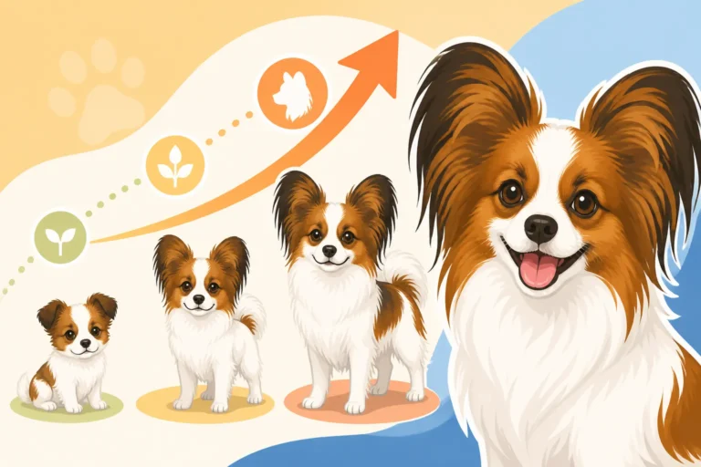 How Long a Papillon Keeps Filling Out