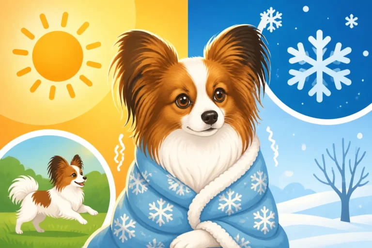 Whether a Papillon Feels the Cold