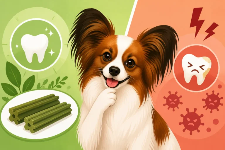 Whether Dental Chews Help a Papillon
