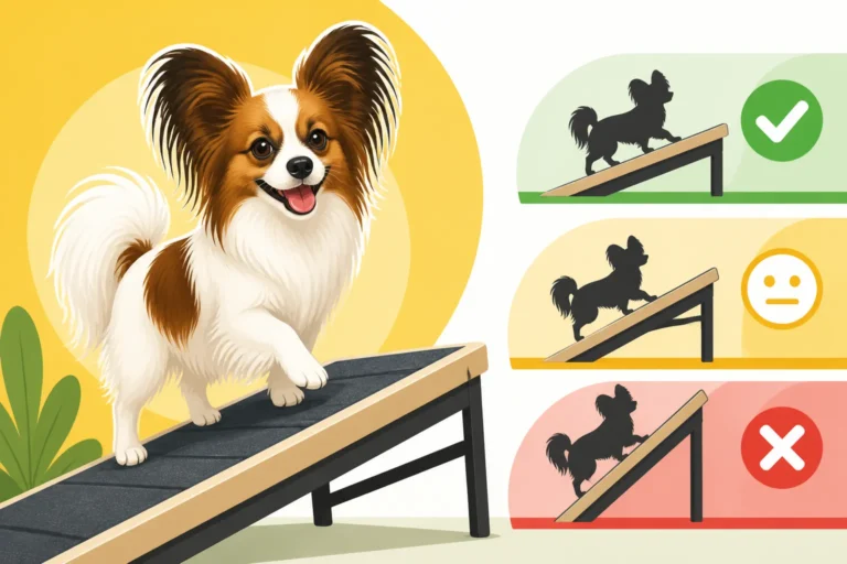 Which Ramp Angle a Papillon Will Actually Walk Up