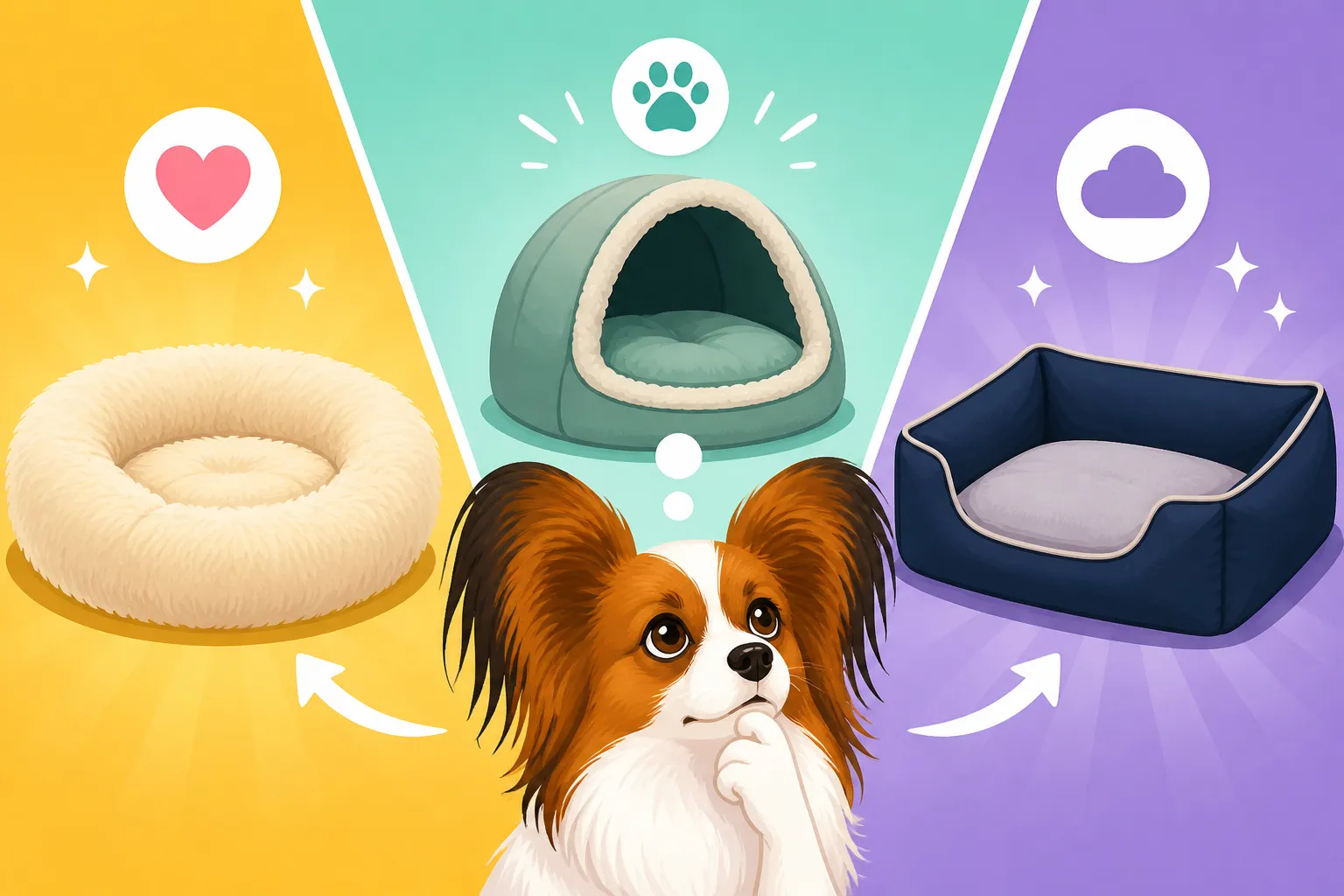 Which Bed a Papillon Prefers